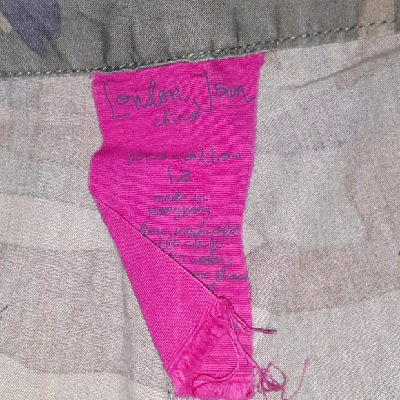 Cute London Jeans Camo pants SZ:12 - Picture 6 of 6